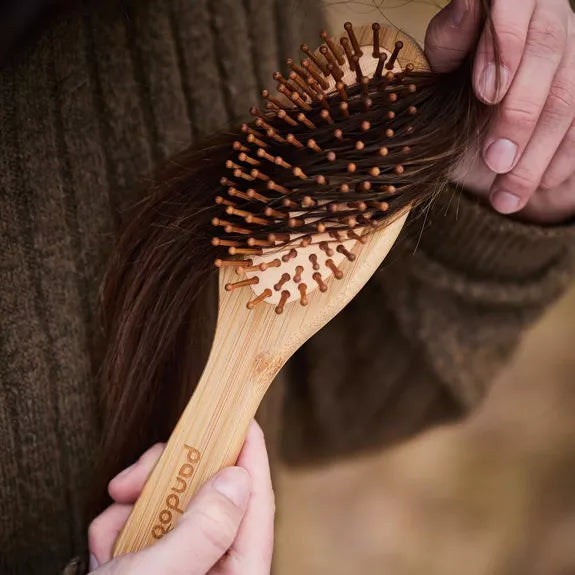 Bambushaarbürste mit Naturborsten