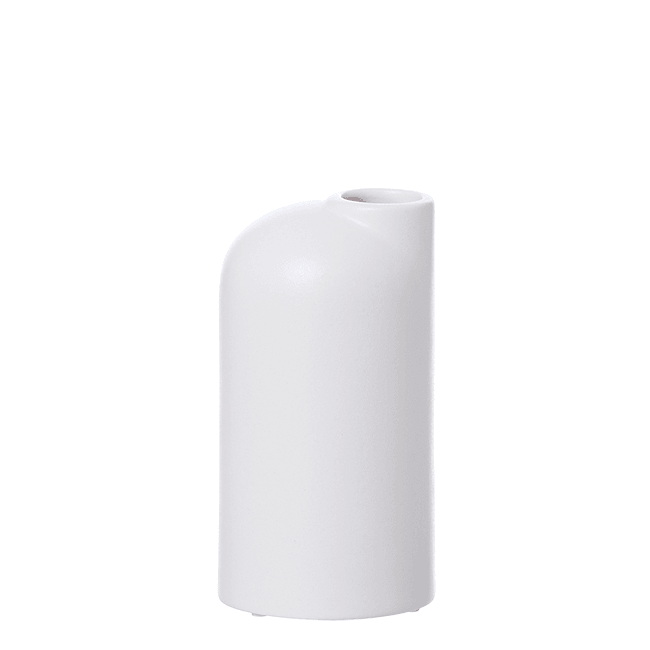 Kleine weiße Keramikvase