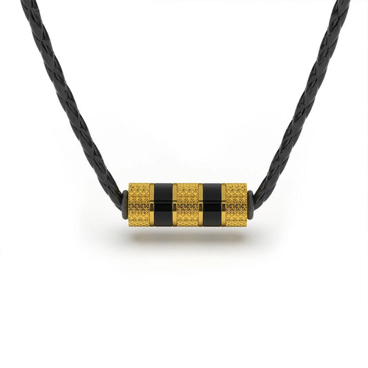 Leather necklace "Solid"