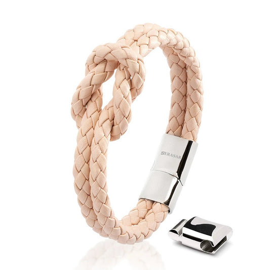 Leather bracelet "Knot"