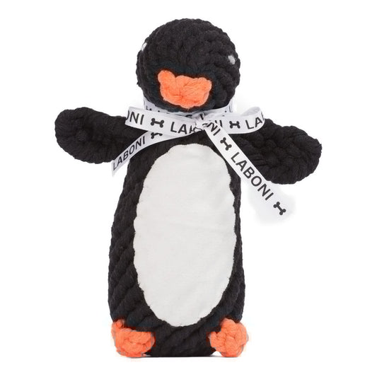 Poldi Penguin Rope Hundespielzeug Black 13x8x20 cm