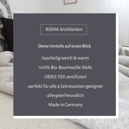Vorteile von Riema Wolldecken
